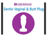 The Sentio - Tapón vaginal y anal - Un juguete de silicona de platino para apretar y apretar