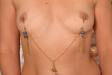 Sexy nipple jewelry. Nipple clamps alternative. Mature.