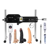 khalesex Luxury Wireless Remote Control Sex Machine with 8pcs Attachments