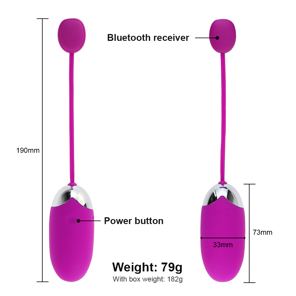 Bluetooth Wireless Vibrator Sex Toys for Woman App Remote Control Jump Egg USB Pornhint