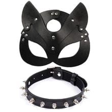 Sex Restraints - Porn Fetish Head Mask Whip BDSM Bondage Restraints PU Leather Cat Halloween  Mask Roleplay Sex Toy For Men Women Cosplay Games | Pornhint