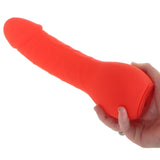 Khalesexx Deluxe 10 Inch Classic Silicone Strap-On in Red