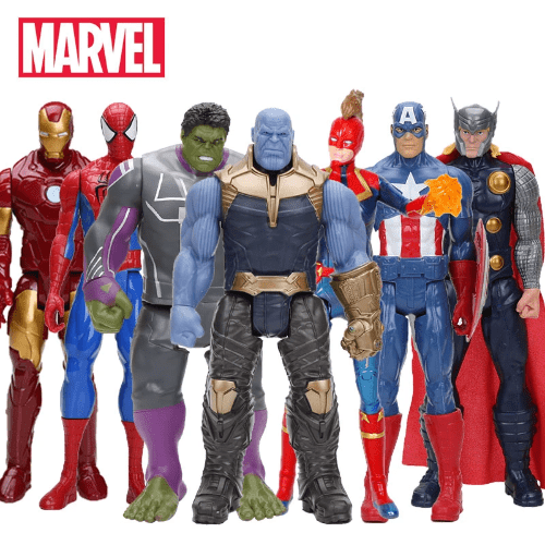 Figurine Marvel, Marvel Avengers Endgame Lot de 5 Figurines Spider-Man,  Captain America, Thor, Iron Man, Batman, Superman - Cdiscount Jeux - Jouets