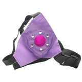 Khalesexx Ouch! Hollow Curved Strap-On in Purple