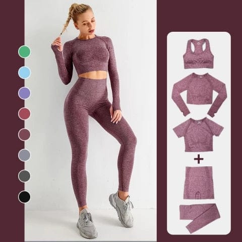 Women 2 Piece Set, Seamless & Sportwear Clothes