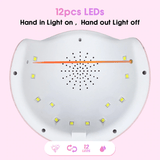 Khalesexx Star 6 Nail Dryer UV nails lamp for manicure dry nail drying Gel ice polish lamp 12 LED auto sensor 30s 60s 90s nail art tools