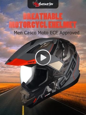GSB Motorcycle Helmet Men Motocross Helmet Full Face Moto Helmet Cross  Downhill Off-road Helmet Men Casco Moto ECE Approved