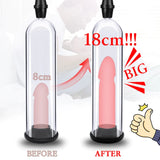 New Male Masturbation Penis Extender Trainer Acrylic Penis Pump Vacuum Pump Manual Penis Enlarger Adult Sex Toy For Men Sex Shop