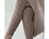 Cashmere blended Wool Leggings / Leggings for women  / Extra soft stretchable leggings / Cashmere knit tights /  Sweater knit leggings
