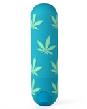 Pornhint Jessi 420 Super Charged Emerald Hemp Leaf Bullet Vibrator