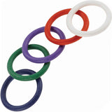 Pornhint Spartacus Cock Ring Rainbow Set (4 Rubber Cock Rings)