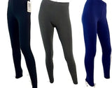 Stretch bamboo leggings in solid colours.