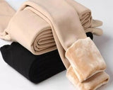 Warm Fleece-Lined, Warm Leggins, black Thermal LeggiWinter, Leggings For Women, Solid Color Velvet Leggins