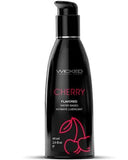 Wicked Aqua Cherry Flavored Water Based Lubricant 2 Oz
