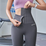 Pornhint Women Fitness High Waist Corset Postpartum  Yoga Pants - Push Hip Workout Seamless Leggings Sportswear Gym Running Training Tights