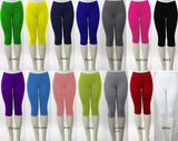 Pornhint Womens Capri Stretchy Pants Leggings, Crop Yoga Pants, All Purpose Leggings  NOT SEETHROUGH, Made in USA, Regular and Plus Sizes