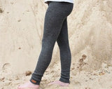 WOOL ALPACA knitted warm leggings for women skinny pants trousers sweatpants slim fit pants black pink blue white gray