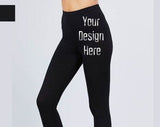 Your Own Text Customization Printed Leggings, Custom Leggings, Tights with Customized Name and Number, Personalized Design