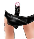 Wearable Strapon Panties Chastity Underwear with Silicone Plug Women Restraint