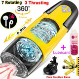 Male Masturbaters Automatic Cup Thrusting Pocket Pussy Stroker Adult Sex Toy Men