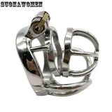Testis separate Cage Stainless Steel Men Chastity Device Lock Ring Chastity Belt