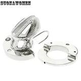 Stainless Steel Lock Cage Ball Stretcher Chastity Device Lock Chastity Belt Lock