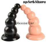 5 Balls Beads Big Butt Plug Suction Cup Anal Plug Dildo G Spot Stimula