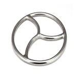 Stainless Steel Ring Chastity Triskele Suspension Positioning Binding Sex