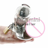 Chastity Belt Locking for Men New Ball Stretcher Male Chastity Device Cage Rings