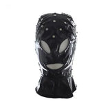 New Accessories Bright Leder Bandage Hood Supplies Fetishs Chastity Game For