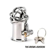 New Stainless Steel Male Chastity Device Puncture Cage Men Metal Piercing Hook