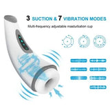 Sucking Automatic Vibrator Automatic Oral SEX Toy Fleshlights Men Aircraft Cup