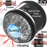 Masturbaters Automatic HandsFree Male Telescopic Cup Sucking Stroker Men Sex Toy