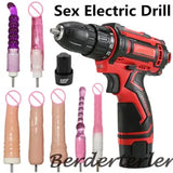 Lithium Battery Electric Screwdriver Portable Electric Drill Sex Machines Dildos