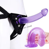 Wearable Anal Dildo Panties Realistic Penis Strapon Anal Butt Plug Suction Cup