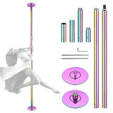 Yescom Static Spinning Dancing Pole Kit 9.25FT for Party Club Exercise,Colorful