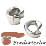 Stainless Steel Lock Ring Heavy Duty Male Metal Ball Stretcher Scrotum Delay