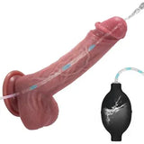 NEW LISTING8.3" Lifelike Realistic Ejaculating Squirting G-spot Dildo Cum Cock with Balls