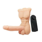 Vibrating MINI Sex Doll Women with Realistic Dildo Penis with Ball Adult Sex Toy