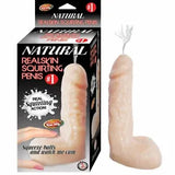 5" Realistic Ejaculating Squirting G-spot Anal Dildo Dildoe Dong Cock w/ Balls