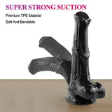 5"~10" MONSTER REALISTIC BIG ANAL BUTT PLUG DILDO SUCTION CUP SEX