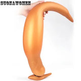 Hollow Inflatable Huge Long Anal Plug Huge Plug Vaginal Prostate Dildo Sex