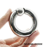 Stainless Steel Penis Lock Ball Stretcher Scrotum Delay Ejaculation Sex