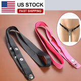 Elastic Chastity Belt Device Waist Straps Adjustable Support Band Auxiliary Band