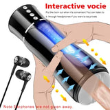 Water Spray Automatic Vibe Male Masturbator Cup Pussy Stroker for Men Sex Toy