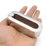 Male Stainless Steel Ball Stretcher Weight Enhancer Chastity Delay BDSM Ring