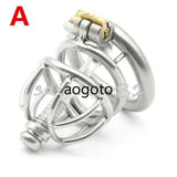 Stainless Steel Metal Chastity Cage Rings Removable Sounds Tube Restraint
