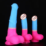 Women Realistic Soft Silicone Dildo G-Spot Massage with Suction Cup Anal Plug B6