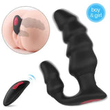 Wireless Remote Control Vibrating Male Prostate Massager G Spot Dildo Vibra