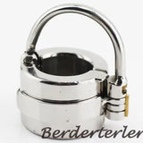 Latest Design Stealth Lock Scrotum Pendant Stainless Steel Ball Stretchers Ring